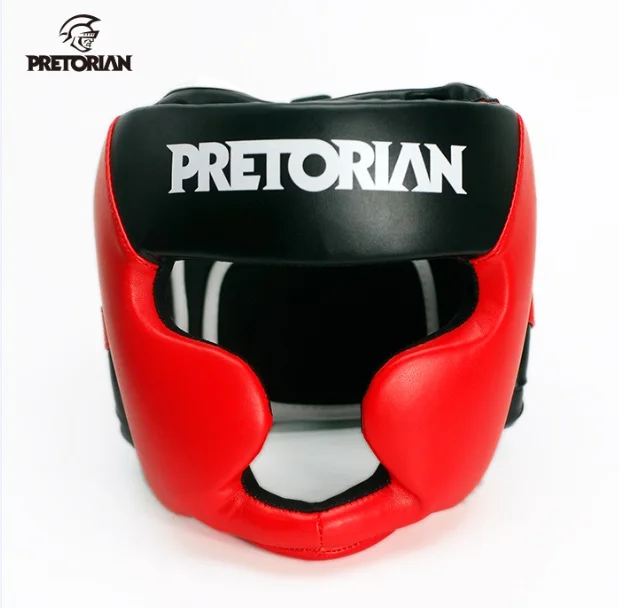 Pretorian дети боксерский шлем Guantes de Box шлемы MMA Муай тайские Близнецы защита головы Защита защиты Sparring ребенок - Цвет: Красный
