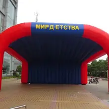 Хорошее продвижение оборудования надувной тент приют с 3 стороны открытия Сделано в Китае