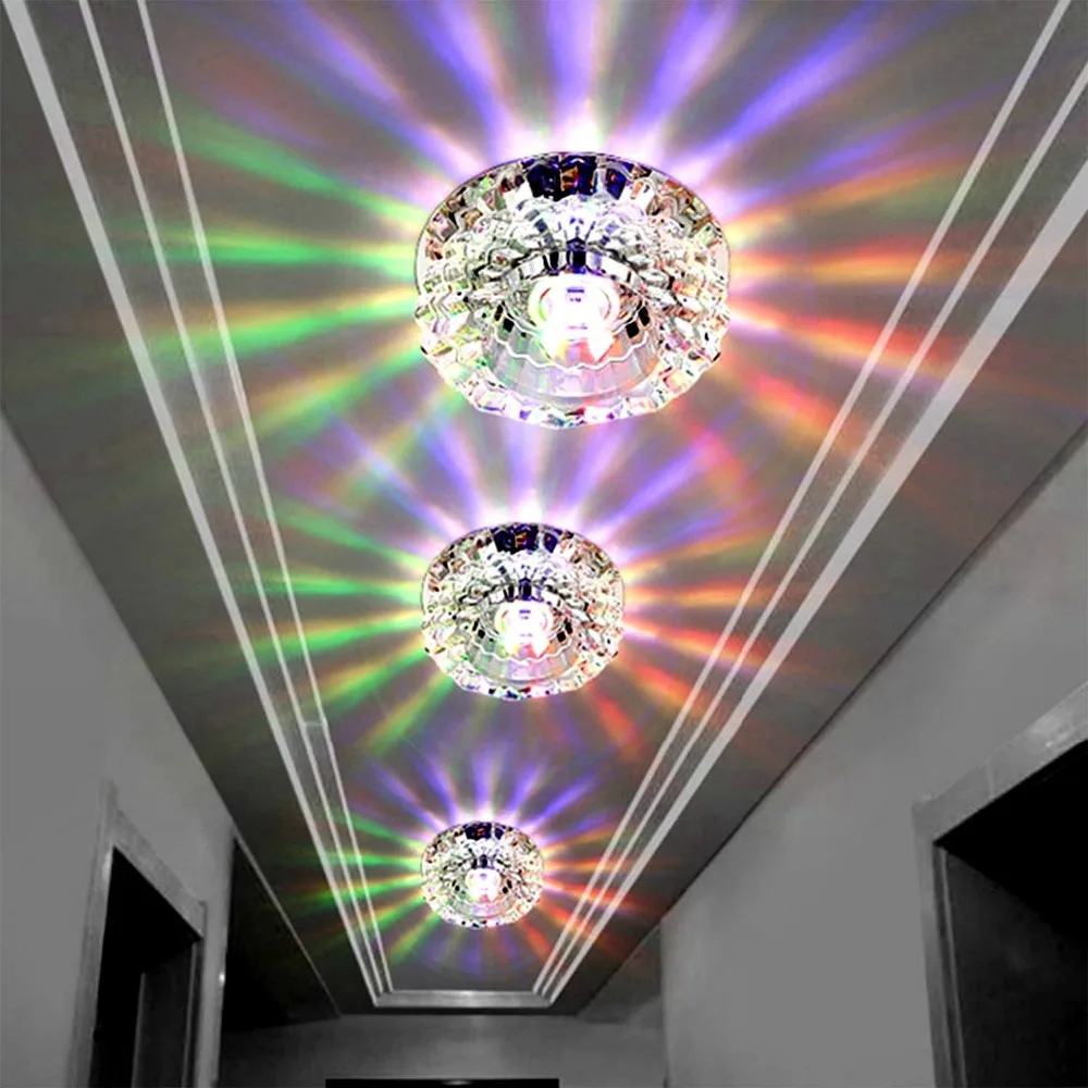 LED ceiling lamp Flush crystal corridor lights LED Ceiling ...