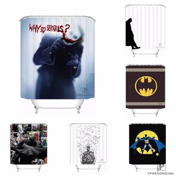 

Custom Batman Comics Joker Harley Quinn Shower Bath Bathroom Curtain Mildewproof Waterproof Polyester Various Sizes#0421-21-78