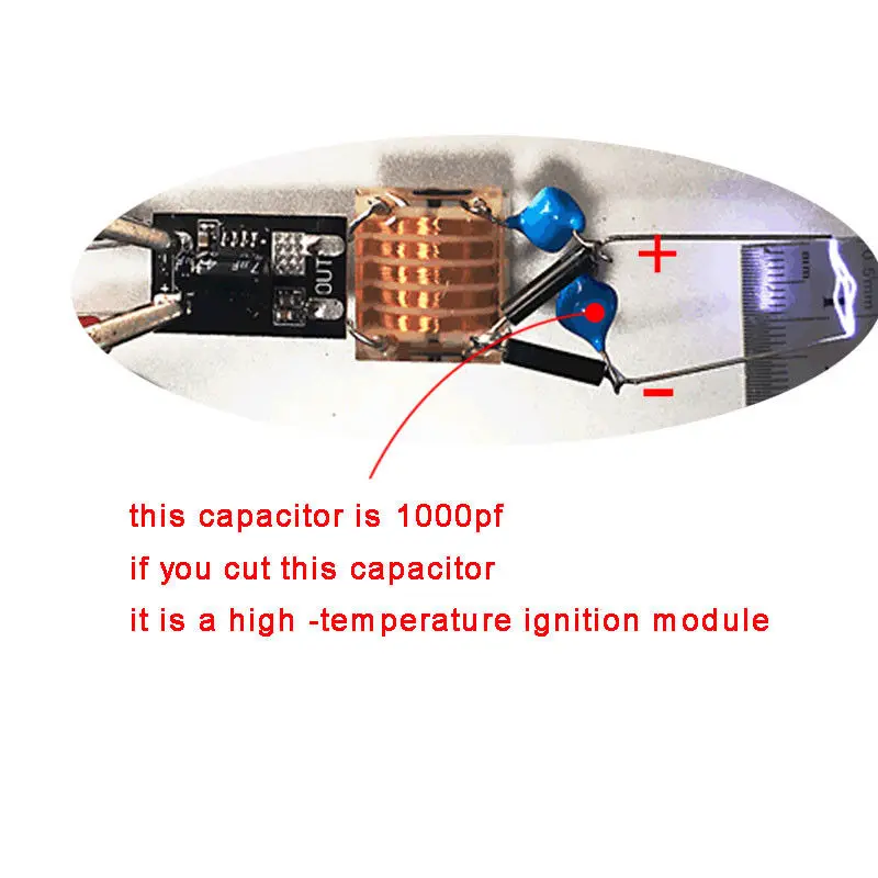 DC 5V 7 4 V 12V до 15KV высоковольтный импульсный дуговой Генератор Модуль катушки