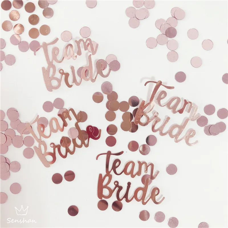 Hen Party Team Bride Confetti Decoration Bridal Shower Bachelor party Supplies Team Decoration  Bride Confetti Wedding (3)