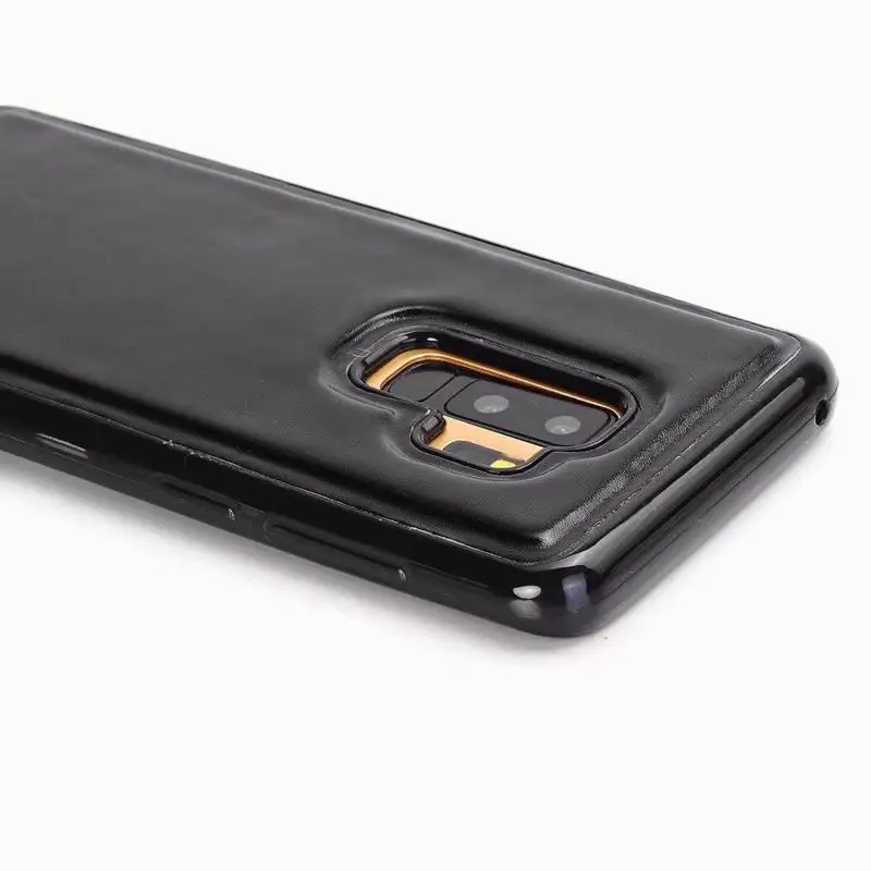 Магнитный 2 в 1 Сьемный чехол для телефона для samsung Galaxy S9 плюс S8 Note 8 чехол для кошелька Слоты S8 Plus чехол из тонкой кожи