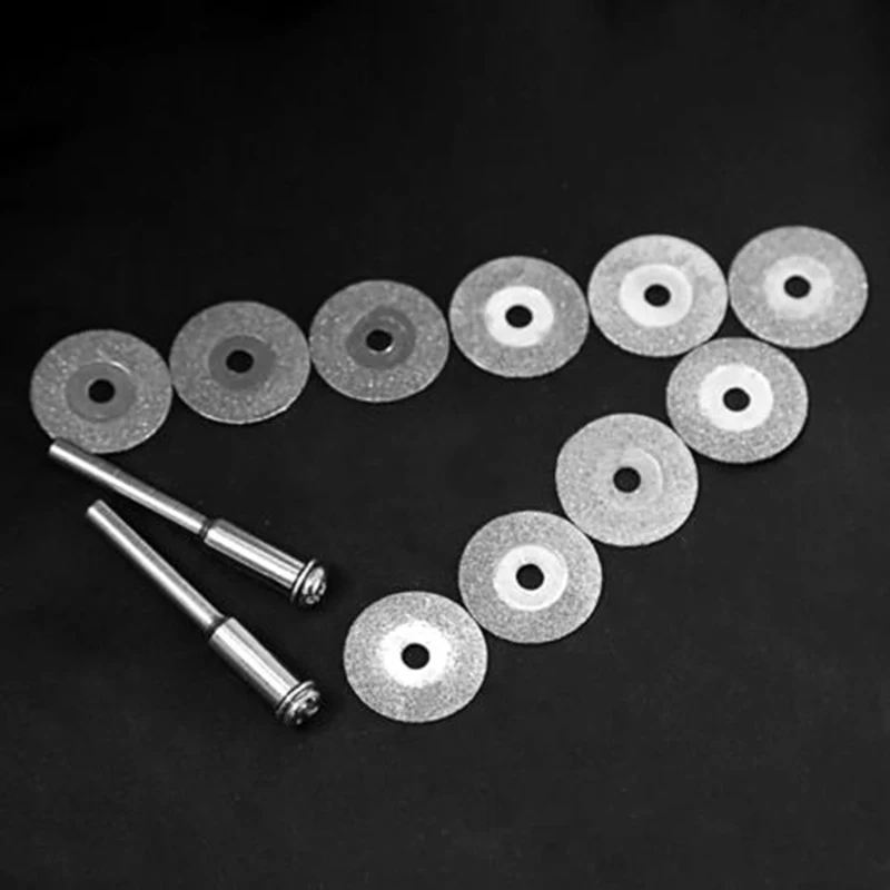 10 шт. мини Diamond отрезать шлифовальный диск роторная дрель колеса Die шлифовальные станки инструмент