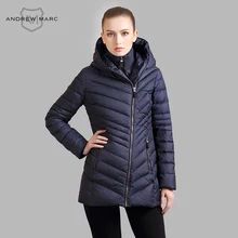 ANDREW MARC 2016 Brand Autumn Winter Jacket Coat Down Women Parkas Mujer for Ladies Winter S