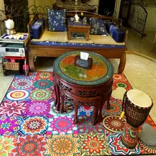 100*160 см русский Ретро Bohe Модный этнический ковер для гостиной, кухни, коврик для прихожей, абсорбирующий нескользящий ковер, домашний декор, ТАПИС