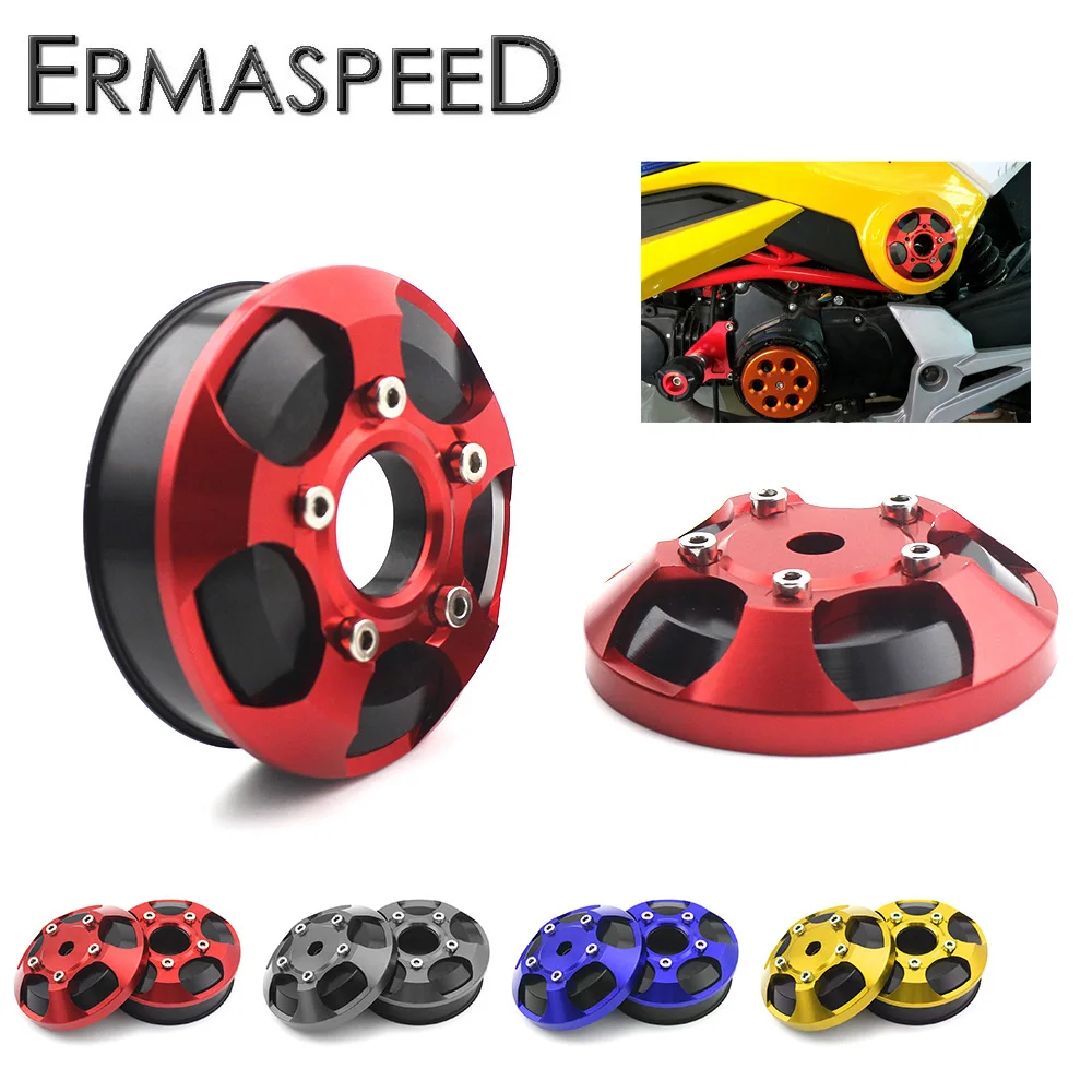 

Pair CNC Aluminum Motorcycle Left and Right Side Engine Cover Modified Parts Red Gold Blue Titanium for Honda GROM MSX125 CBR250