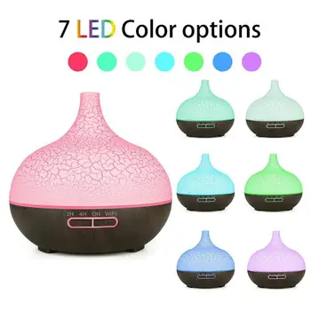 

400ml Electric Humidifier Aroma Oil Diffuser Ultrasonic Air Humidifier Timing Essential Oil Aromatherapy Diffuser Mist Maker