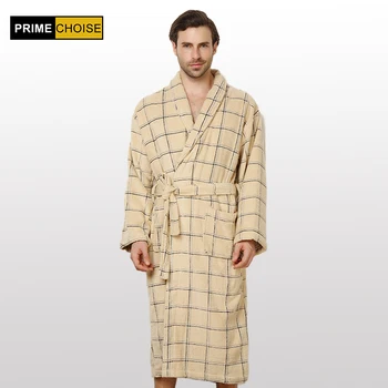 

Hilift 100% cotton bathrobes toweled lovers cotton bathrobe thickening robe