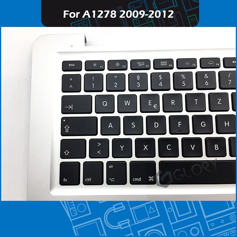Ноутбук A1278 Топ чехол для Macbook Pro 1" A1278 Topcase ладонь отдых с немецкой клавиатура на замену 2009-2012