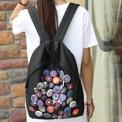 Новые классные знак рюкзак хип-хоп рюкзак для подростков путешествия милый рюкзак Тетрадь Mochilas mujer 2016