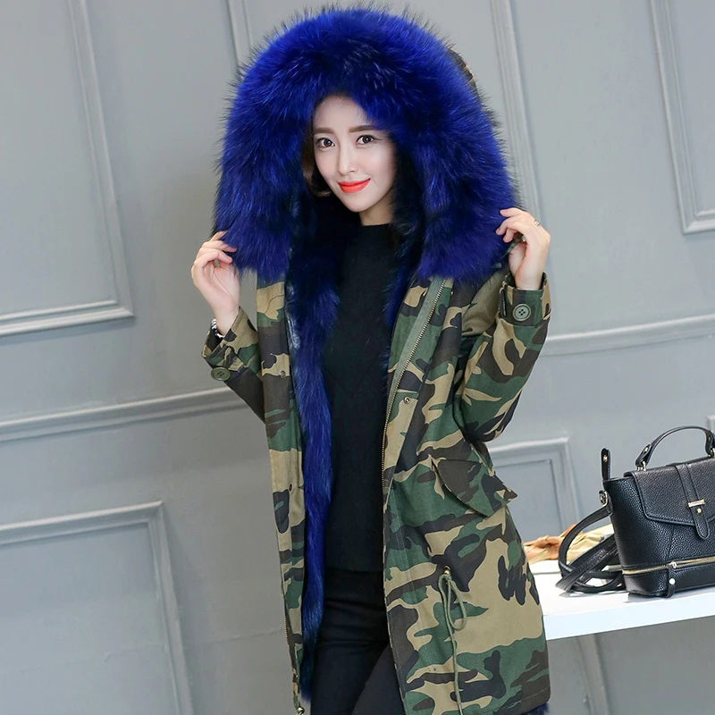2016 Winter New Fox Fur Coat Female Long To Overcome P01 | Женская одежда