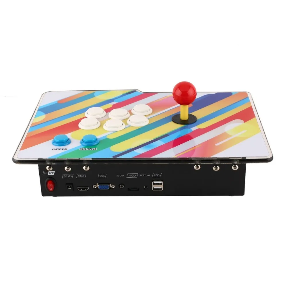 

1299 in 1 USB Joystick Games Gamepad Colorful Panel Pandora Retro Video VGA HDMI 6 Buttons Fightstick Controller Arcade Console