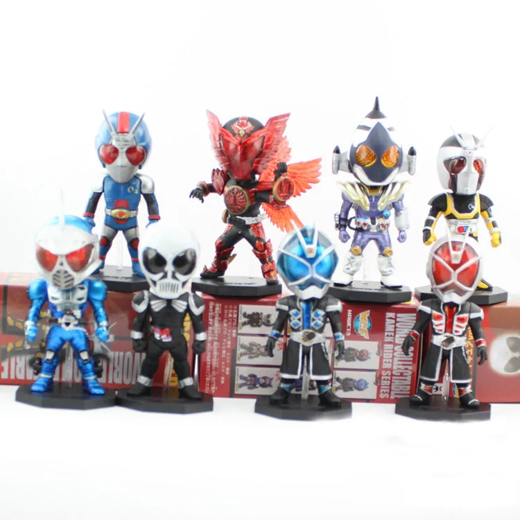 8 см шт./лот наездник в масках 13 Kamen фигурка модель игрушки куклы аниме мультфильм
