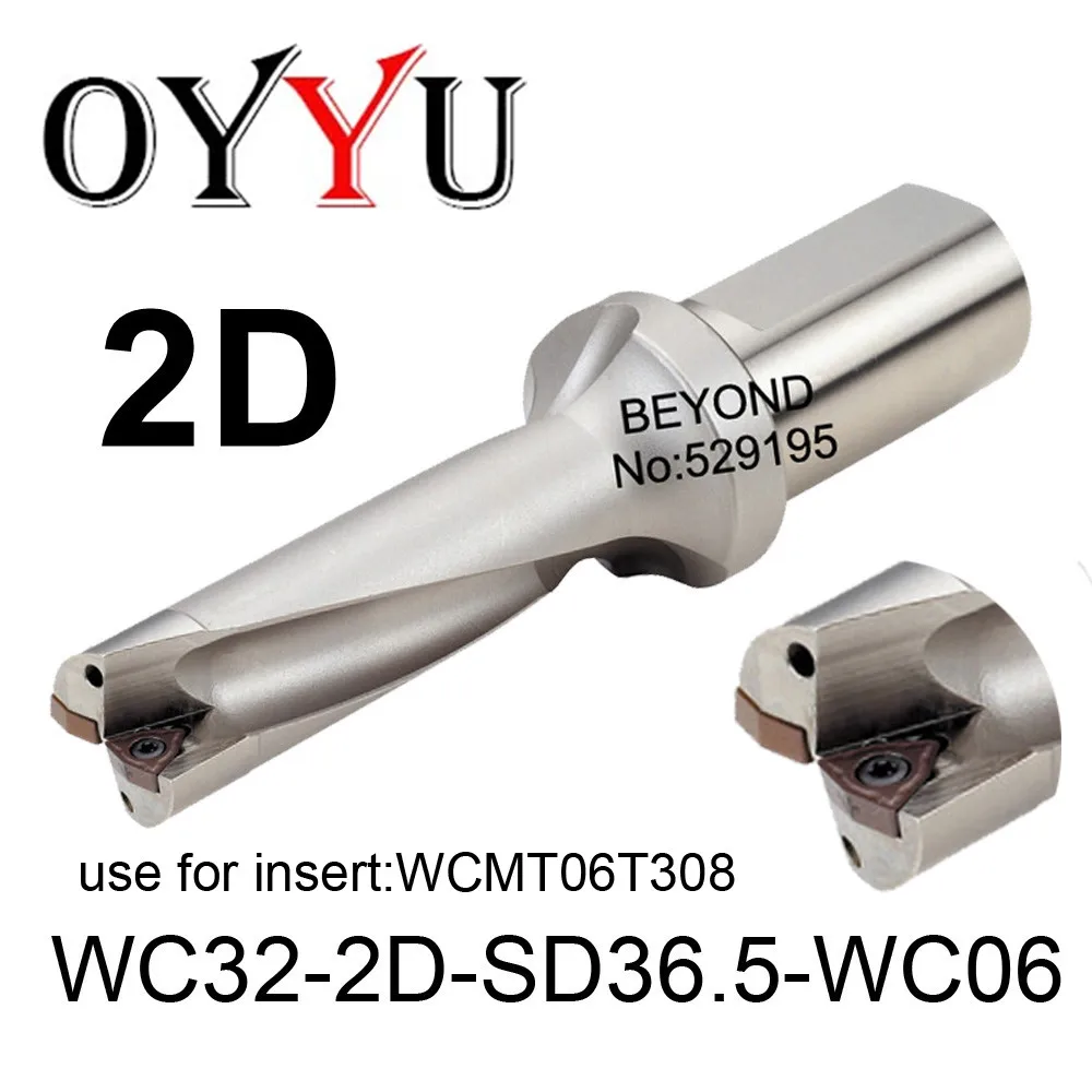 

WC32-2D-SD36.5-WC06,WCindexable insert drill U Drilling Shallow Hole indexable insert drills,Cooling hole,original factory