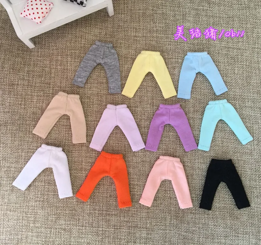 

Pure color Obitsu11 OB11 1/12 doll pants doll pants available for cu-poche OB11 doll accessories doll pants