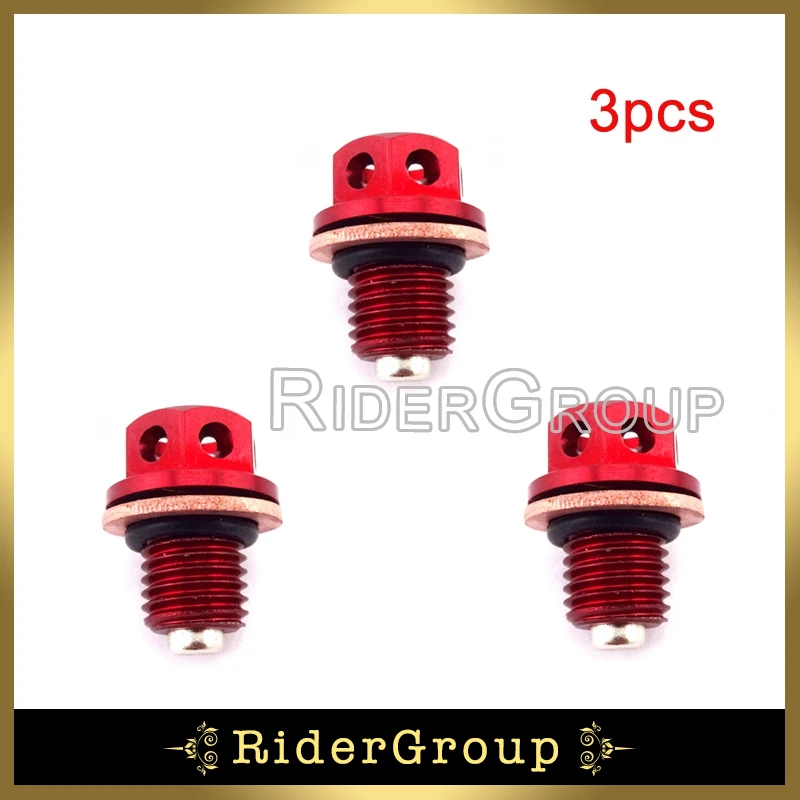 3pcs Oil Drain Bolt Plug For 50cc 90 110cc 125cc 140cc 150cc
