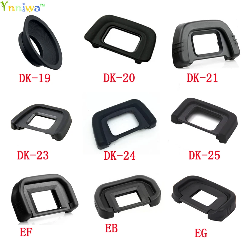

10pcs/lot DK-19 DK-20 DK-21 DK-23 DK-24 DK-25 EF EB EG EC DK-5 Rubber Eye Cup Eyepiece Eyecup for nikon canon SLR Camera