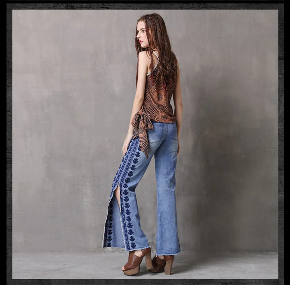 Vintage Style Summer Print Lace Top Female 2018 Boho New Chiffon Women's Shirt V-Neck Patchwork Flare Hem Tops T-shirts (15)
