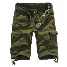 Шорты для униформы новые летние с несколькими карманами камуфляжные мужские свободные повседневные шорты до колена Мужские шорты
