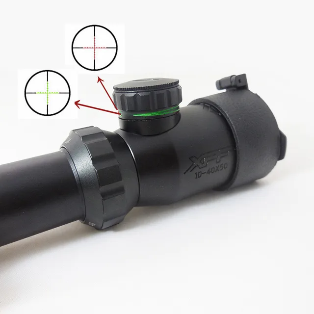 Best price at $110 Cheap High Quality Red&Green Illuminated Glass Mildot Reticle Riflescope Waterproof Tactical Riflescope with 20/11mm Rail Mount