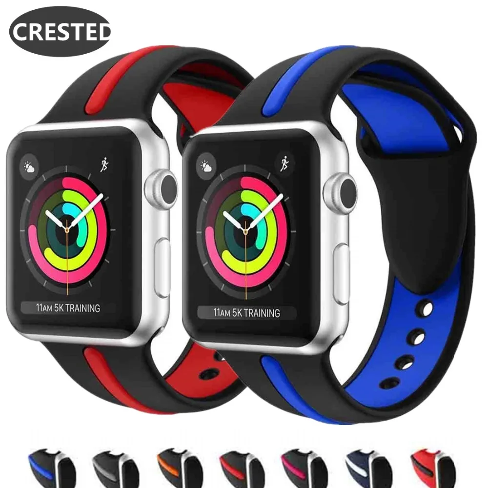 

Sport Strap For apple watch band pulseira Apple watch 4 3 5 band 44mm 40mm iwatch band 42mm 38mm correa bracelet belt watchband