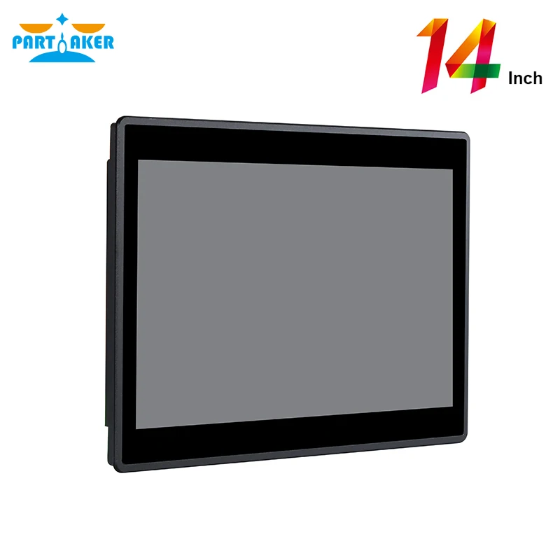 14 Inch Embedded 10 Points Capacitive Touch Screen Intel Celeron 3855U All in One Computer Panel PC Partaker Z10