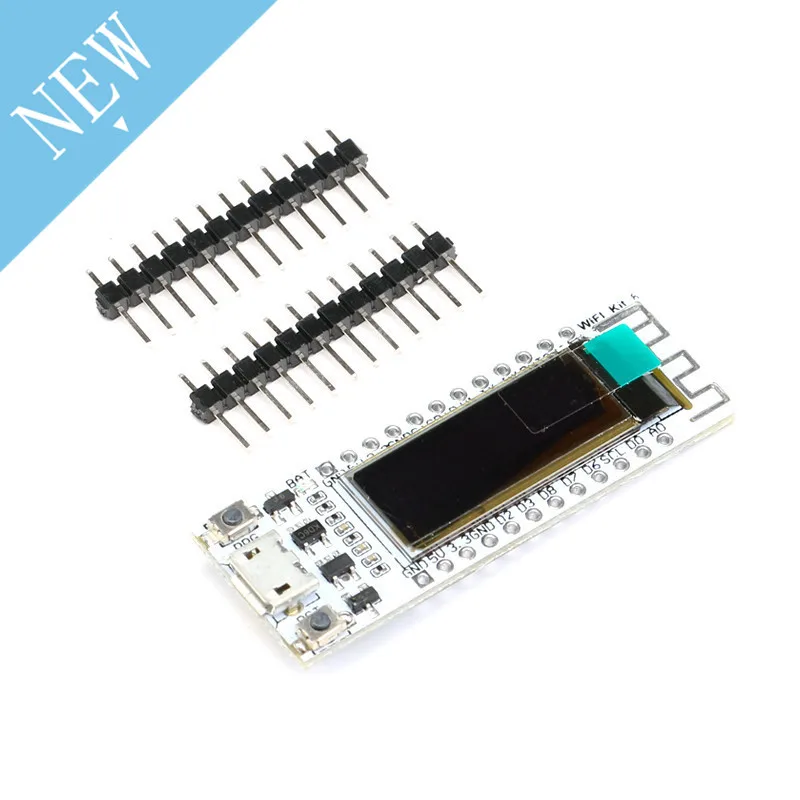 ESP8266 Wi-Fi чип 0,91 дюймов OLED CP2014 32 Mb Flash ESP 8266 модуль Интернет вещей плата PCB для NodeMcu для Arduino IOT