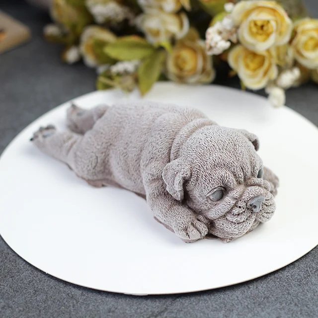 Carino Cane Del Silicone Della Muffa Mousse Torta 3D Shar Pei Muffa Del Gelato J Carino Cane Del Silicone Della Muffa Mousse Torta 3D Shar Pei Muffa Del Gelato J