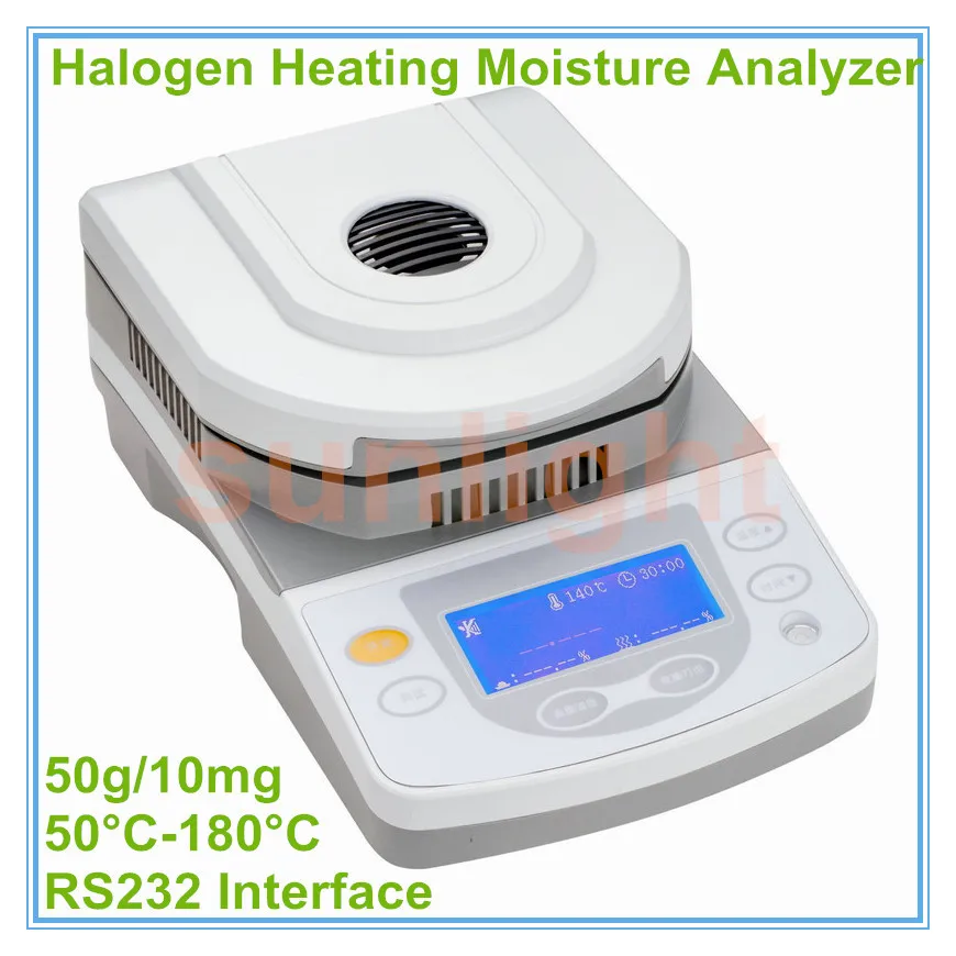 Multi function Halide Torch Heating Type Moisture Analyzer 50g/10mg