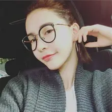 Ретро Круглые Декоративные очки для глаз, оправа для мужчин и женщин, ультра светильник, близорукость, оправа для очков, простые линзы, oculos de grau femininos