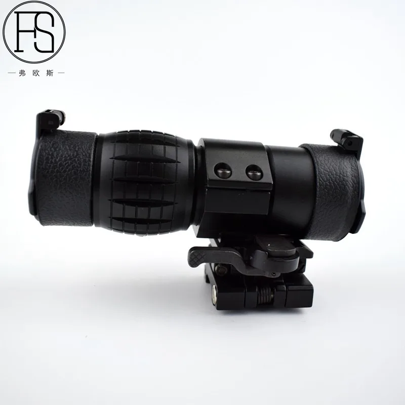 

Tactical 3X Magnifier Scope Optics Shooting Hunting Riflescope For 20mm Weaver Rail