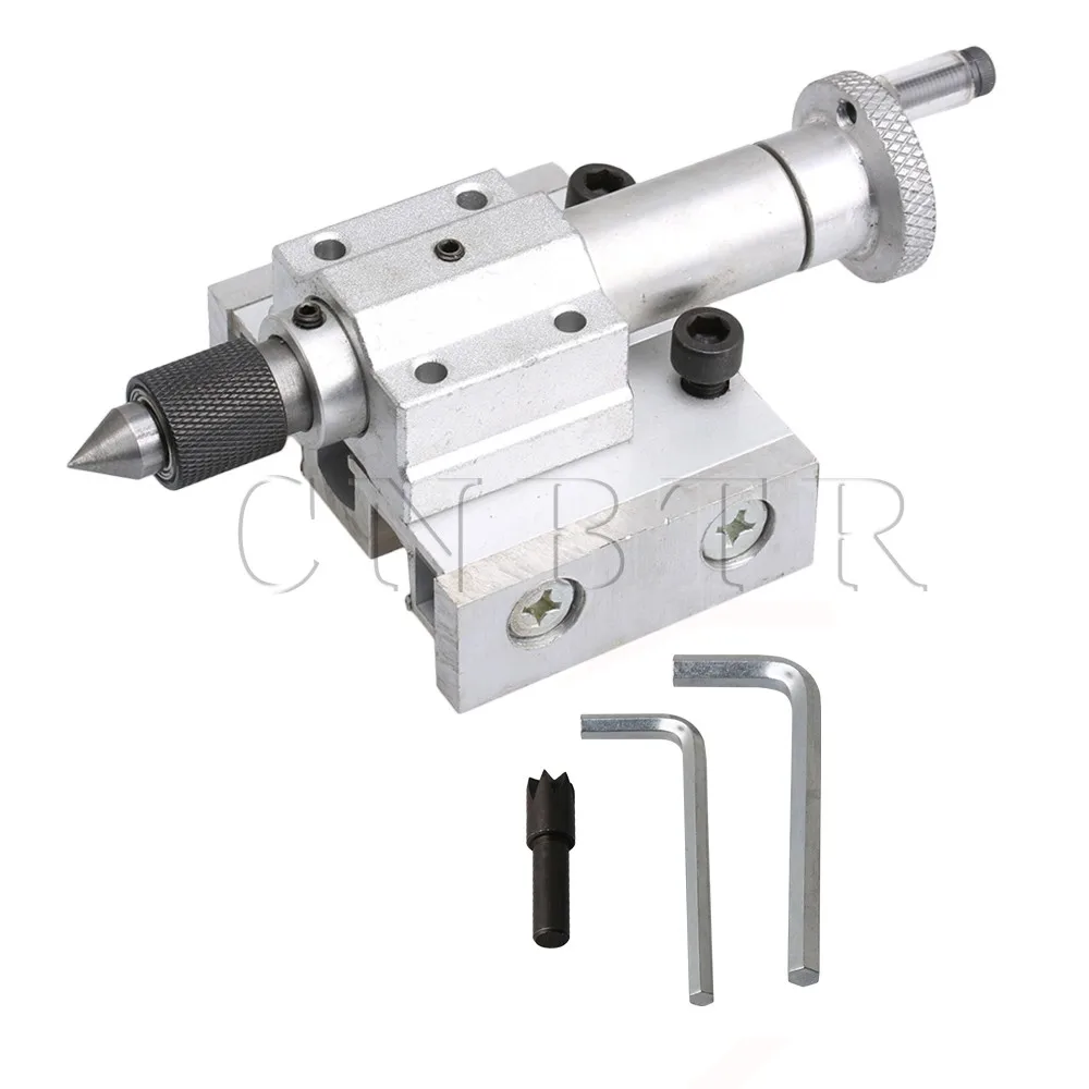 Goedkoop CNBTR 14x7.3x4.9 cm Metalen Zilver Micro Draaibank Machines Verstelbare Losse Kop Puncher Industri euml;le Verwerking Accessoire