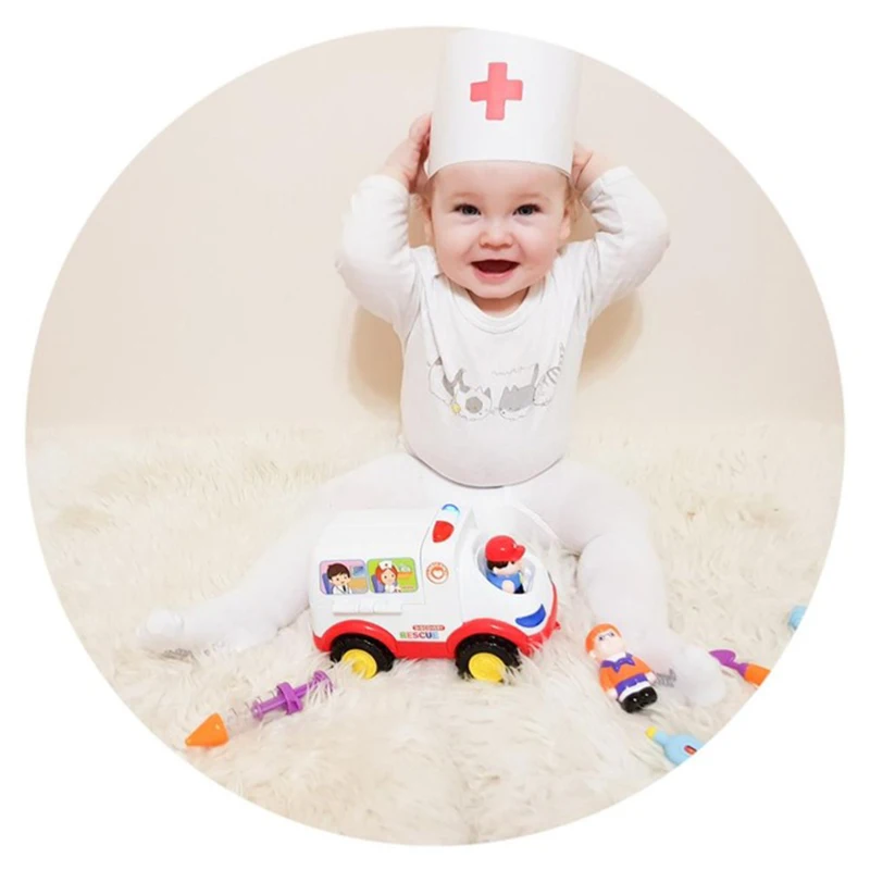 Ilovethepersonwhohatesme Vente Hola 6 Ambulance Medecin Vehicule Ensemble 2 En 1 Bebe Jouets Pretend Docteur Set Kit Medical A L Interieur Bosse Et Aller Jouet De Voiture Avec Des Lumieres Pas Cher Prix