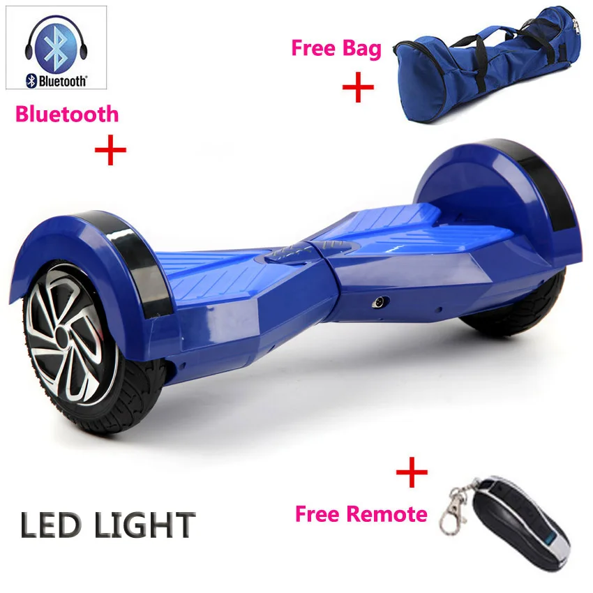 

2 Wheel Self Tax freeSmart Balance electric Scooter 8 inch Led light overboard oxboard skywalker Electric Skateboard Hoverboard