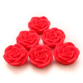 

Rose Flower Shapes Silicone Chocolate Mold 6-Cavity Valentine Gift Mould