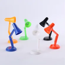 Mini Buch Licht Falten LED Deak Lampen Buch Lichter für Nacht Studie Reise Tragbare Mit Batterie Clip auf Tisch lampe 4,5 V