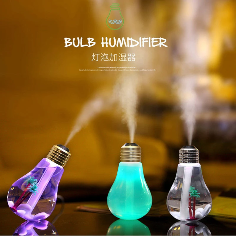 

2017 Newest 400ML 7 Colors Night Light USB DC 5V Air Ultrasonic Humidifier Oil Essential Aroma Diffuser Mist Maker Fogger