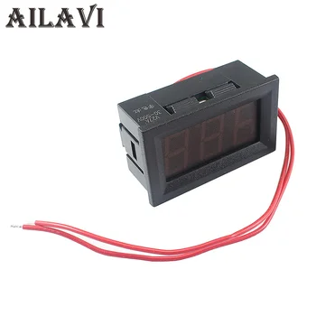 

AC30-500V 0.56 inch Digital Voltmeter Red LED Display Voltage Current Indicator Monitor Detector with 2 Wires