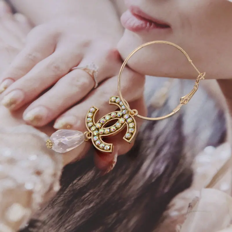 

Oorbellen Zinc Alloy Earrings Long Drop Earrings For Women Letter Earrings Bohemia 2019 New Fashion Jewelry Accessories