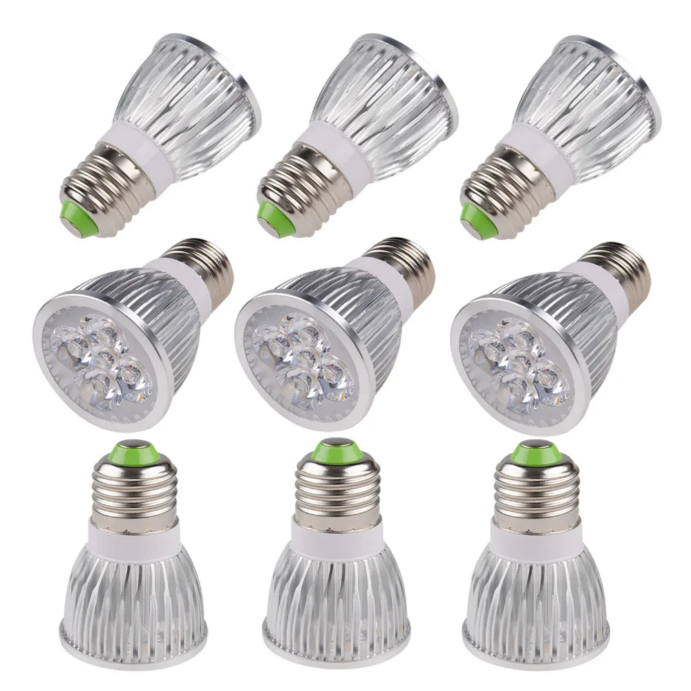 10X GU10 LED Ceiling Down Light Spotlight 5*1W 5W Cool Warm White Bulb Lamp in LED Bulbs