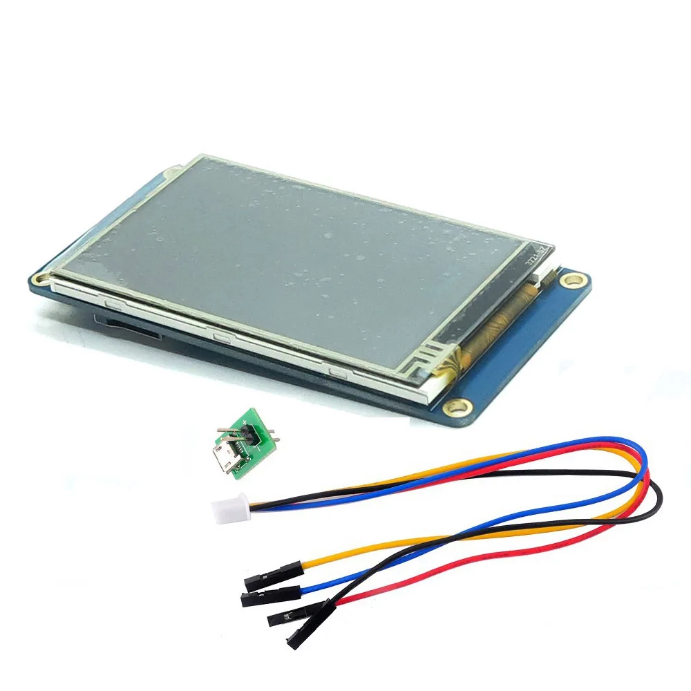 módulo nx4832t035 + case transparente para arduino raspberry pi versão básica