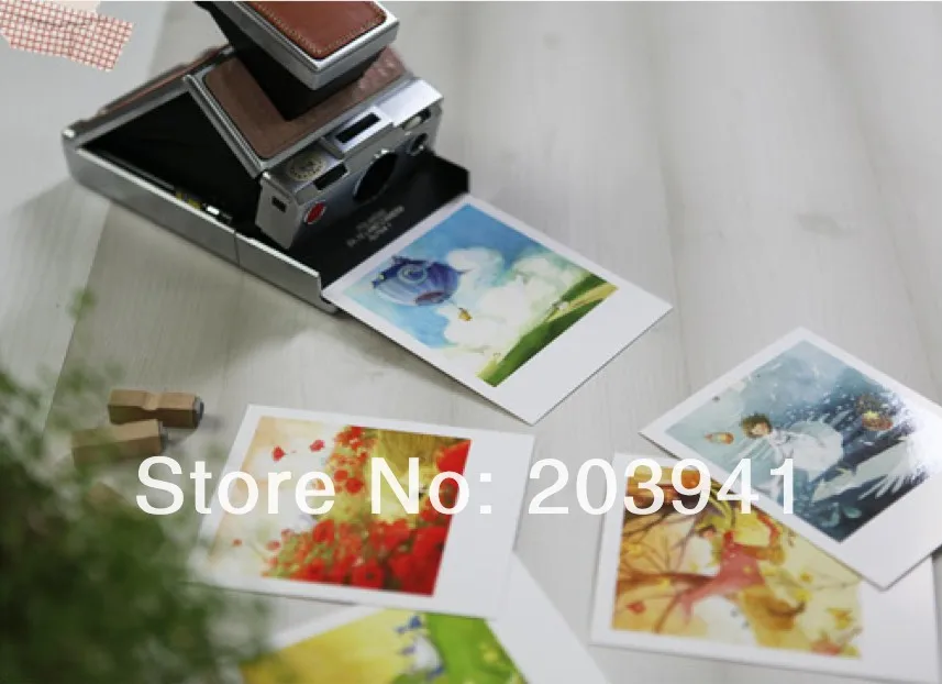 Новая DIY Polaroid II Открытка жестяная коробка набор 15 шт Почтовые карты
