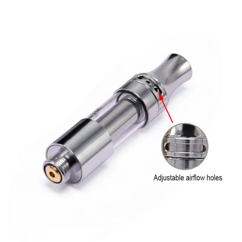 

100pcs CBD V9 Tank 0.5/1.0ml Ecig Vape Cartridges Wax Atomizer Thick Liquid Cartridge Vape Vaporizer for Preheating Bud Battery