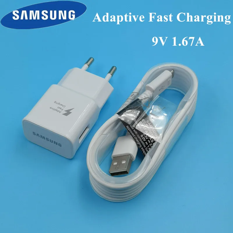 Original EU Samsung galaxy S7 Charger Mobile Phone TRAVEL adaptive Fast