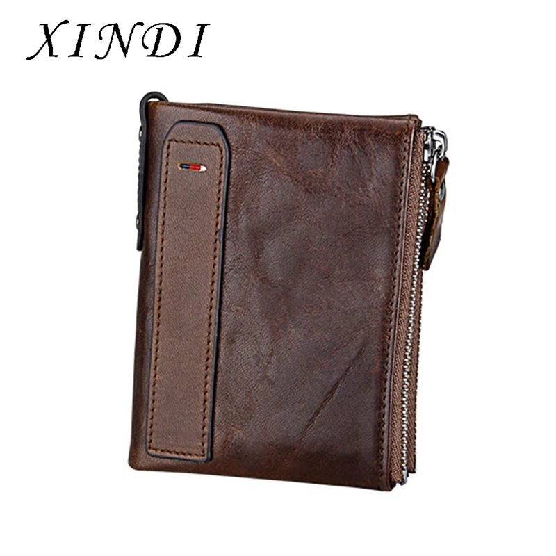 

2018 men wallets credit card holders wallet women Double Zipper short wallet for With Coin Pocket Purse womens wallets and purse