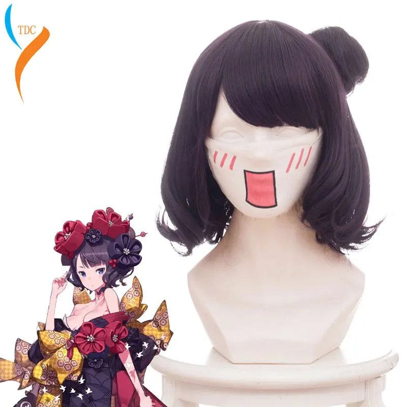 Парик для косплея FGO из игры Fate Grand Order парик Katsushika Hokusai термостойкий синтетический