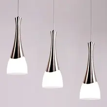 3 Cabezas Sencillo Comedor Colgante Lámpara de Barra de La Cocina de Moda Colgante Lámparas Luces Colgantes Sala de Estudio