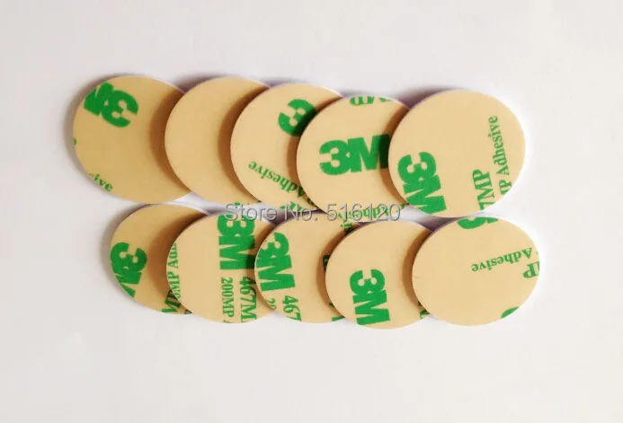 

(10 pcs/lot) NFC RFID Tags Stickers 1K S50 13.56Mhz Proximity Cards 3M glue PVC Adhesive Label for Samsung HTC Nokia Sony LG