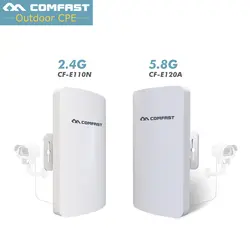 Comfast 1-3 км 300 Мбит/с беспроводной открытый AccessPoint, 5 ГГц 2,4 г Wi-Fi повторитель для использования на открытом воздухе на больших расстояниях Wi-Fi